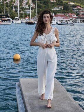 Doen Francisca Pants in Powder - XL